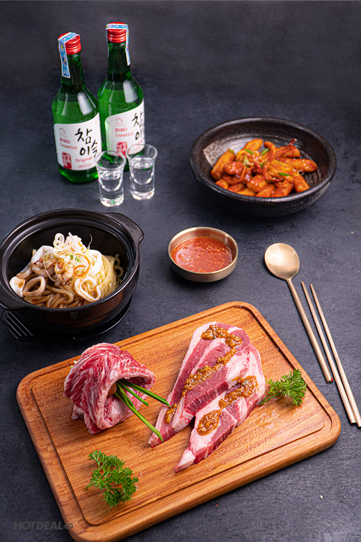 Buffet Nướng Lẩu Hàn Quốc Không Giới Hạn - Sajang BBQ